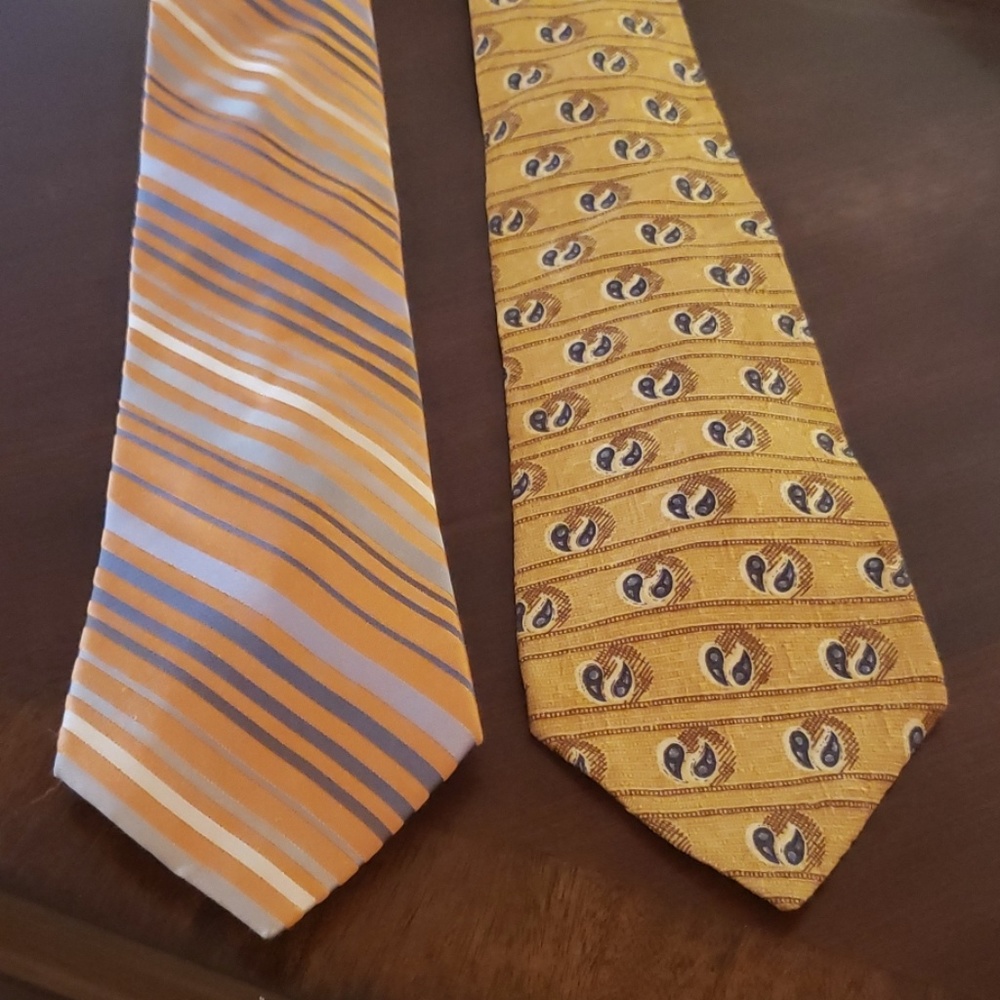 100% Silk Perry Ellis Ties